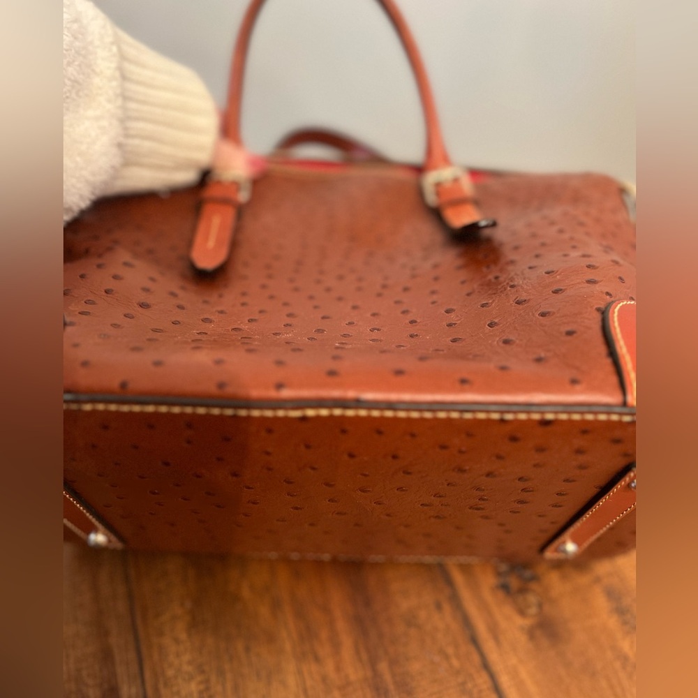 Dooney & Bourke| Domed Ostrich Satchel - Picture 6 of 11
